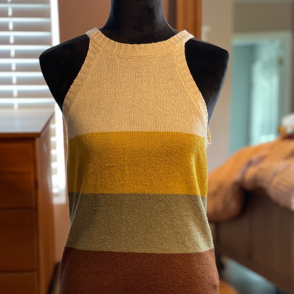 Mine by Anthropologie size M knit tank top